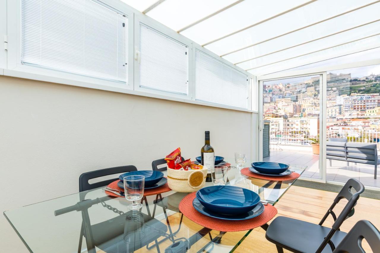 דירות נאפולי Seaview Terrace 360°& Elegant Loft מראה חיצוני תמונה