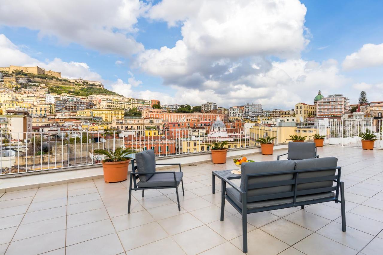 דירות נאפולי Seaview Terrace 360°& Elegant Loft מראה חיצוני תמונה